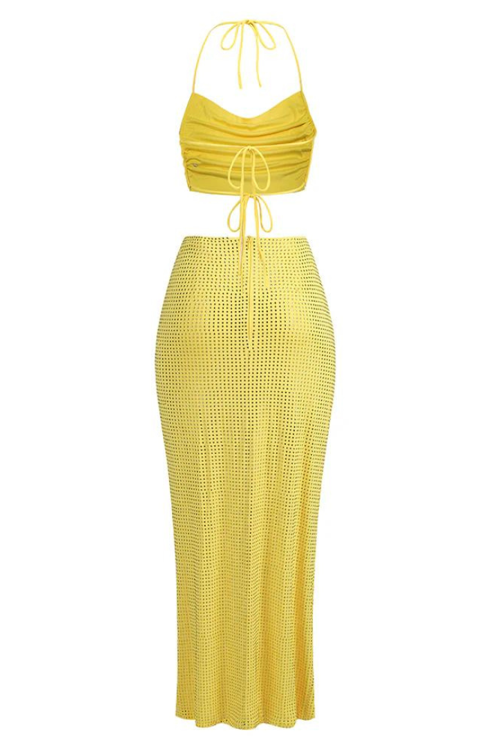 Krystal Set | Vibrant Yellow Color | Perfect for Any Occasion | Comfortable and Chic Design
