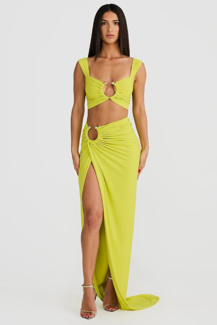 Lime Paros Set | Vibrant Color | Perfect for Summer Outings | Lightweight and Comfortable