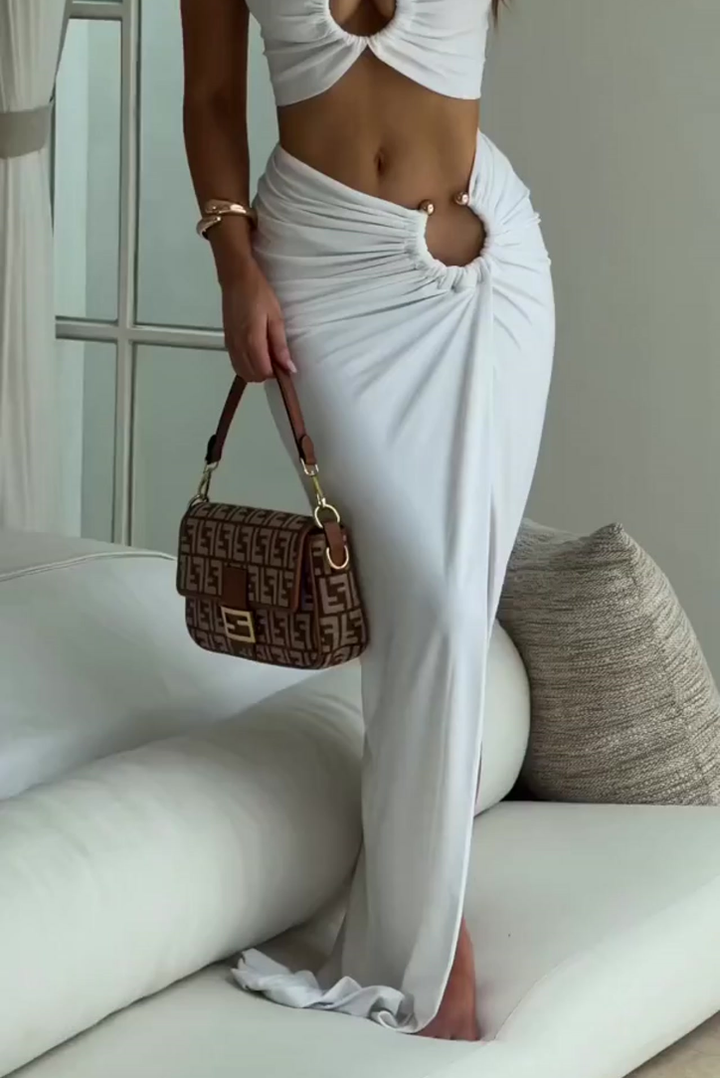 Paros Set | Elegant White Design | Perfect for Any Occasion | Comfortable Fabric