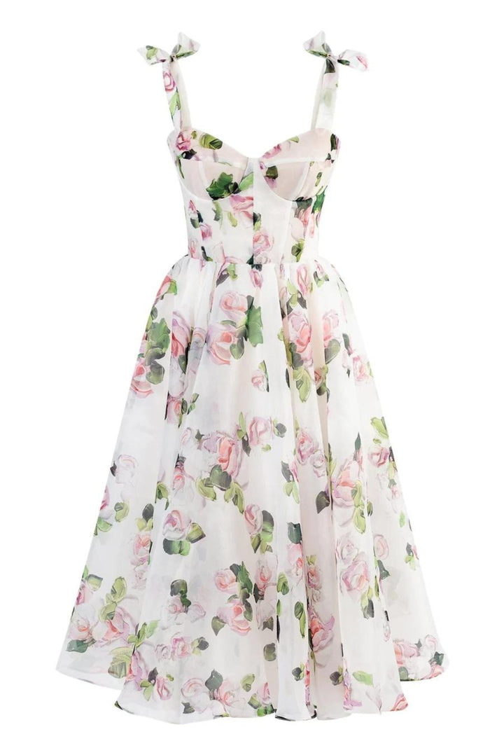Pippi Floral Midi Dress | Elegant Midi Dress