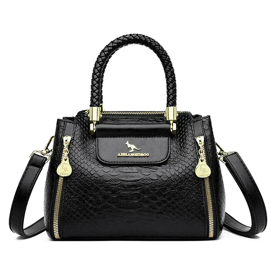 Large Capacity Leather Bag | Spacious Design | Perfect for Daily Use | Durable and Elegant Material