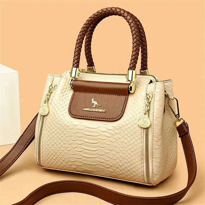 Large Capacity Leather Bag | Spacious Design | Perfect for Daily Use | Durable and Elegant Material