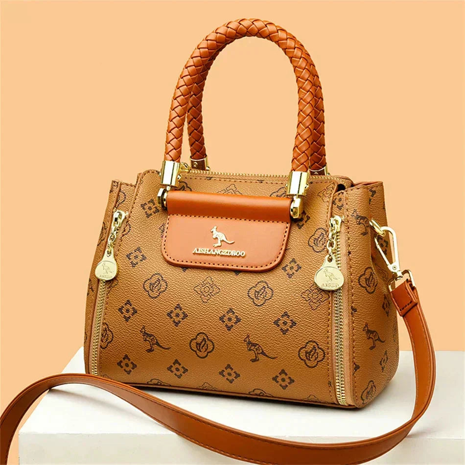 Large Capacity Leather Bag | Spacious Design | Perfect for Daily Use | Durable and Elegant Material