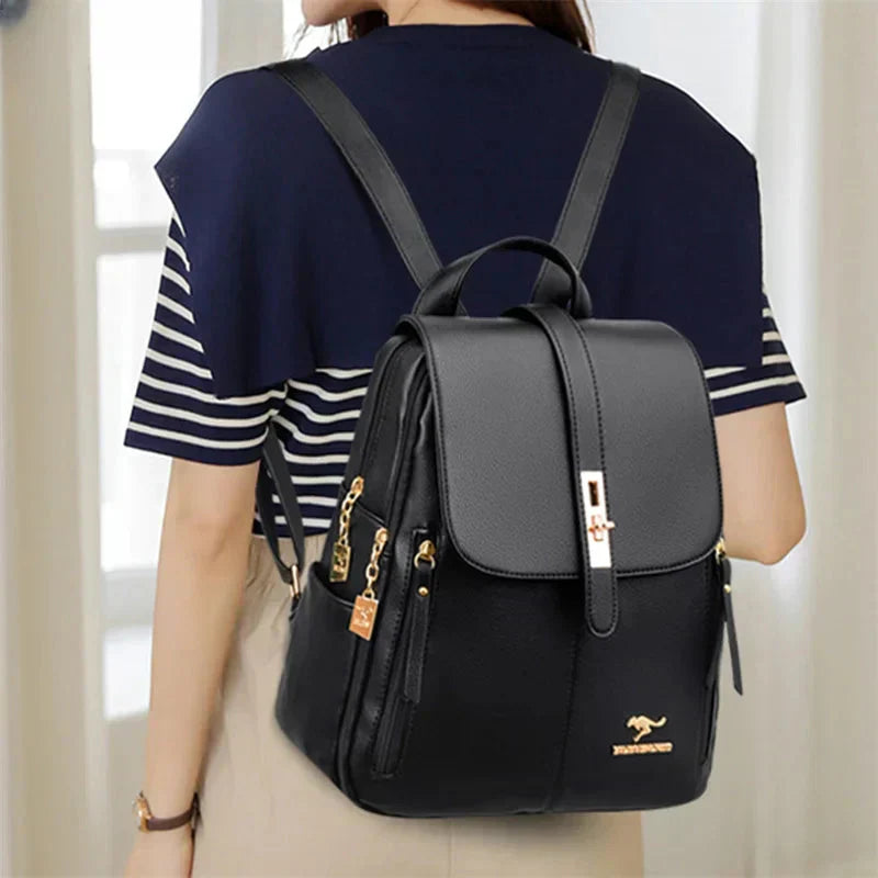 Leather Backpack | Spacious Design | Perfect for Everyday Use | Durable and Stylish