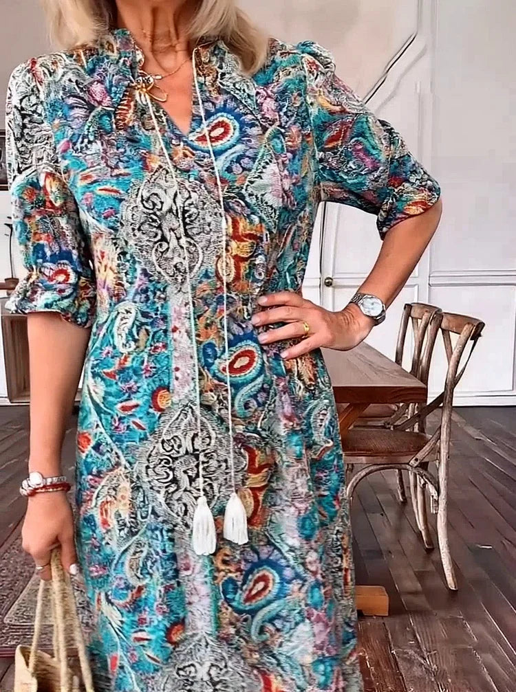 Maxi Dress | Flattering Silhouette | Perfect for Any Occasion | Lightweight Fabric