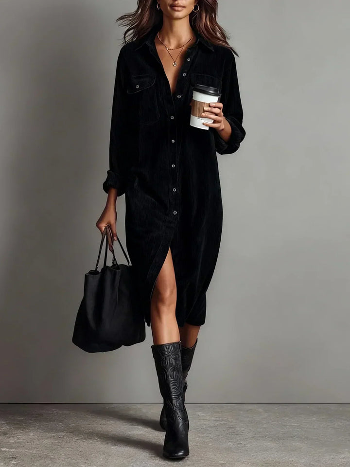 Flared Hem Dress | Chic Design | Perfect for Any Occasion | Lightweight Fabric
