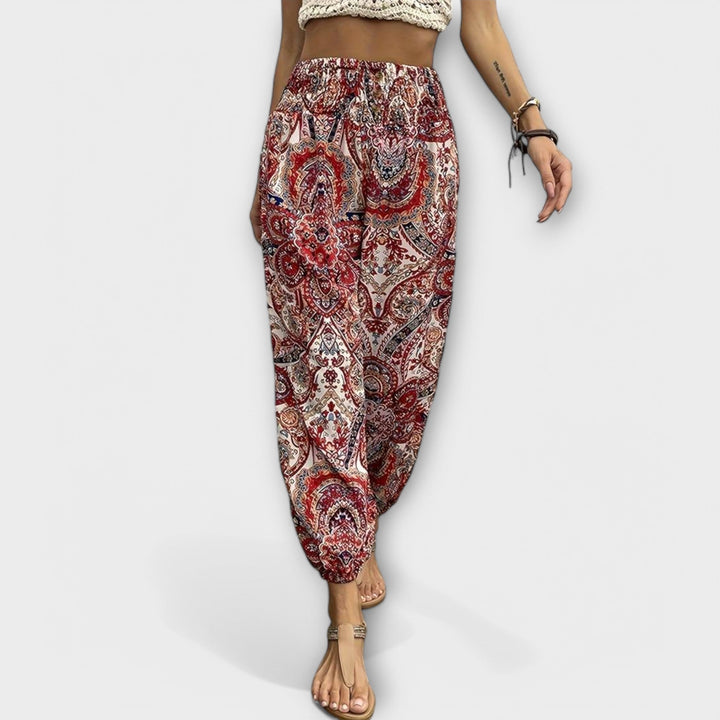 Ethnic Print Pants | Unique Pattern Design | Comfortable Fit | Lightweight Cotton Fabric