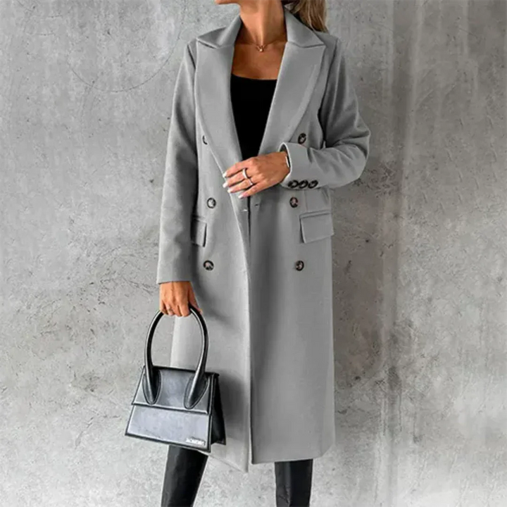 Chaya | Women's Winter Long Trench Coat | Warm