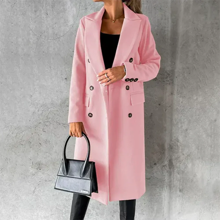 Chaya | Women's Winter Long Trench Coat | Warm