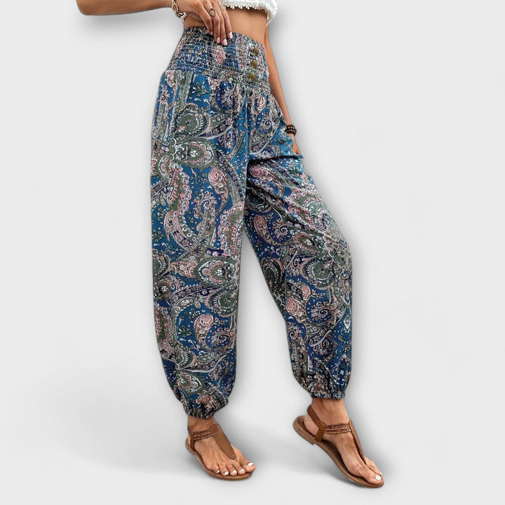 Ethnic Print Pants | Unique Pattern Design | Comfortable Fit | Lightweight Cotton Fabric