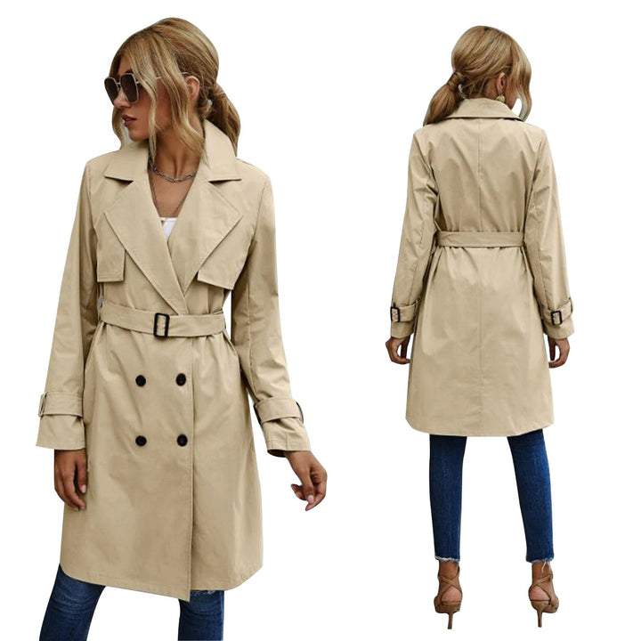 Knee-length trench coat for women | Casual