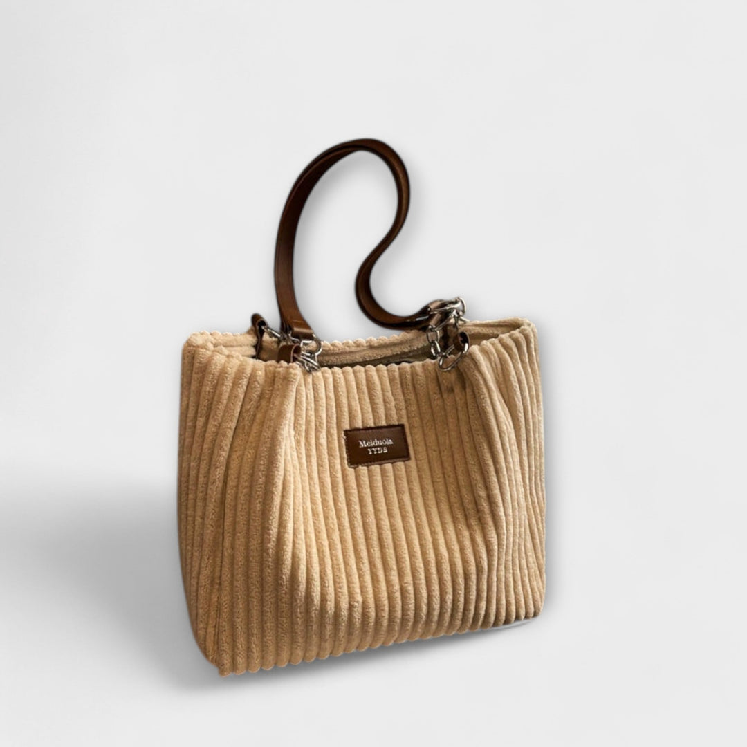 Cord Shoulder Bag | Soft and Comfortable Design | Perfect for Everyday Use | Versatile and Chic Style