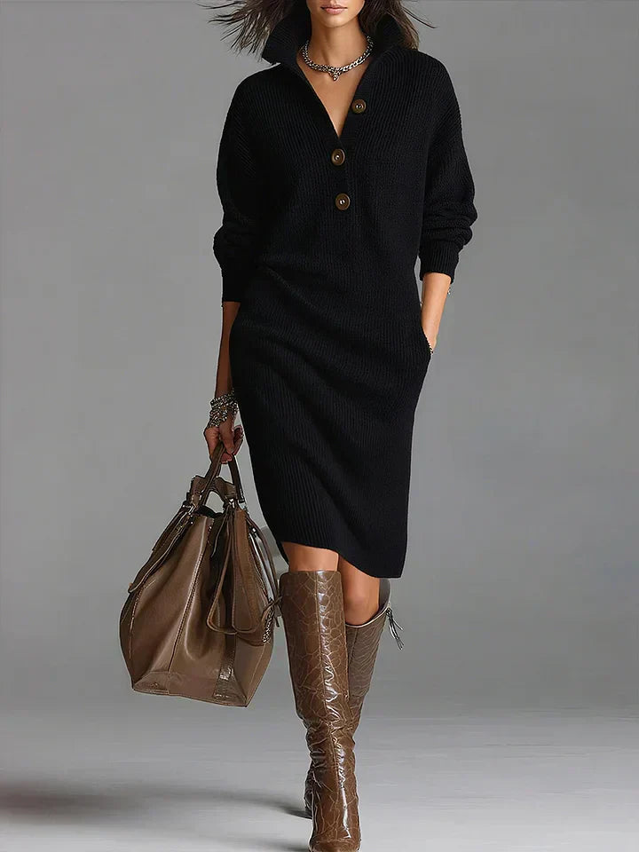 Sweater Dress | Chic Design | Perfect for Any Occasion | Cozy Knit Fabric