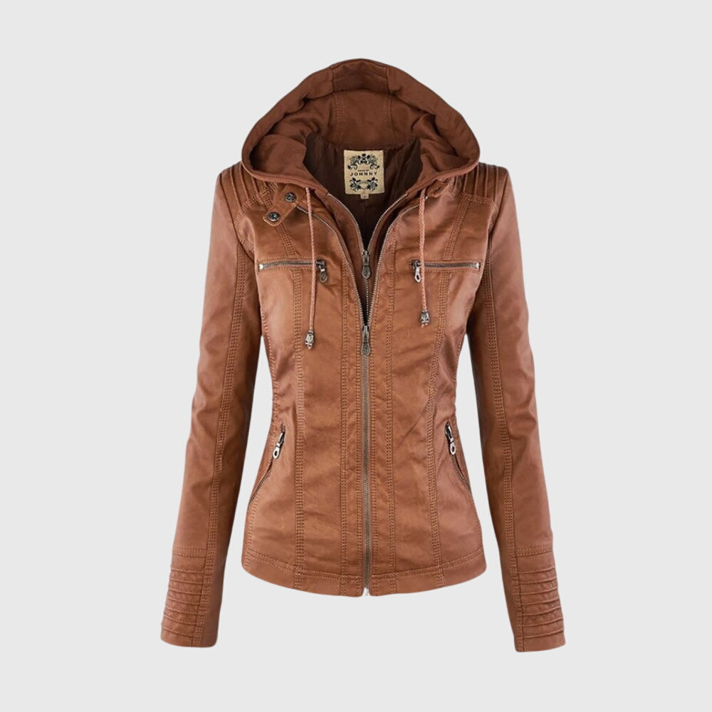 KAROLINE™ The stylish and unique leather jacket