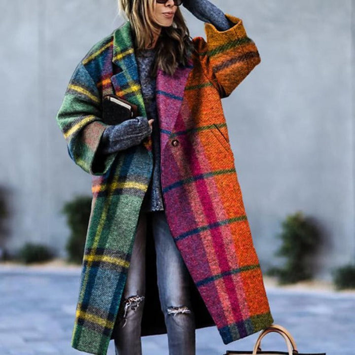 Karliney | Winter Long Trench Coat Women | Warm