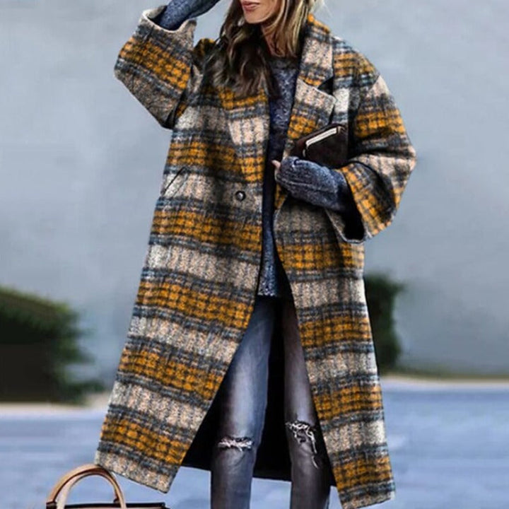 Karliney | Winter Long Trench Coat Women | Warm