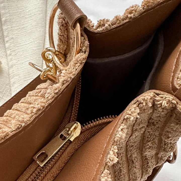 Large Capacity Tote Bag | Durable Corduroy Material | Perfect for Everyday Use