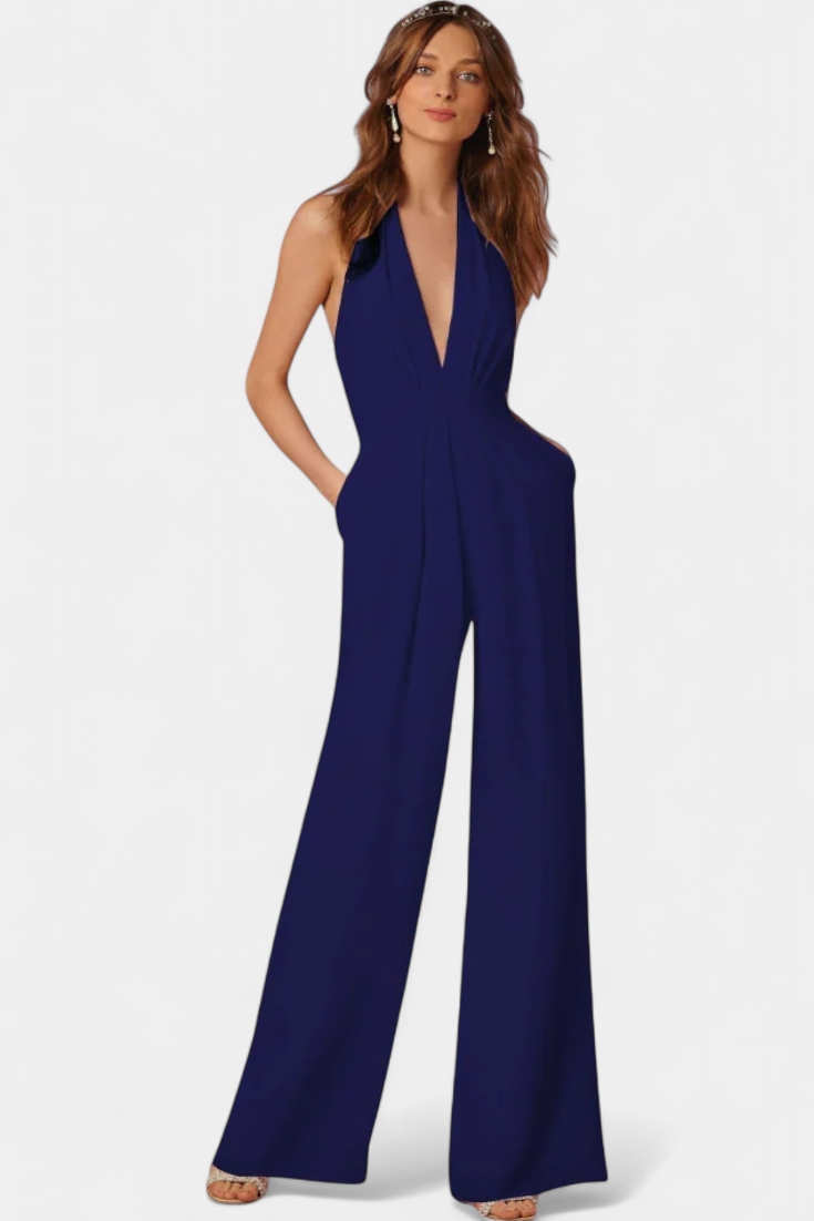 Wide-Leg Jumpsuit | Sleek Design | Effortless Elegance | Perfect for Casual or Dressy Occasions