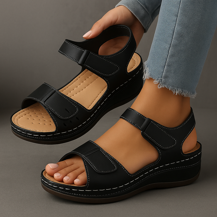Orthopedic Sandals | Comfortable Wedge Heel | Supportive Design for All-Day Wear | Casual Footwear