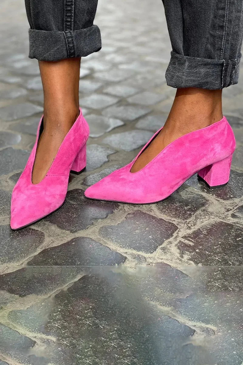 Block Heel Pumps | Elegant Design | Comfortable Fit for All-Day Wear | Classic Style