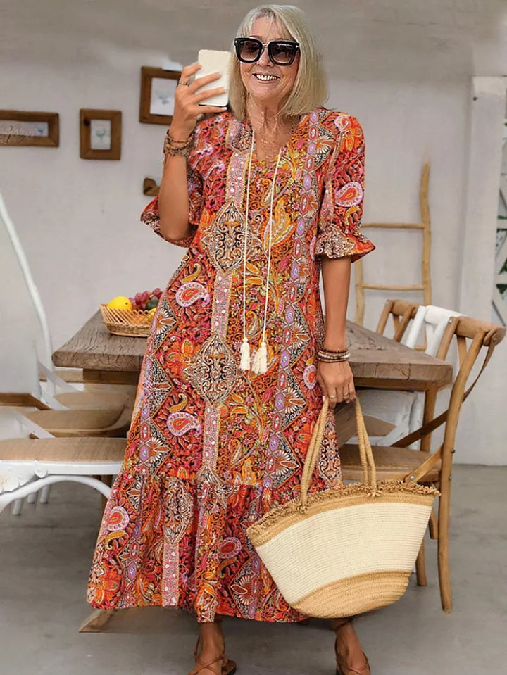 Maxi Dress | Flattering Silhouette | Perfect for Any Occasion | Lightweight Fabric