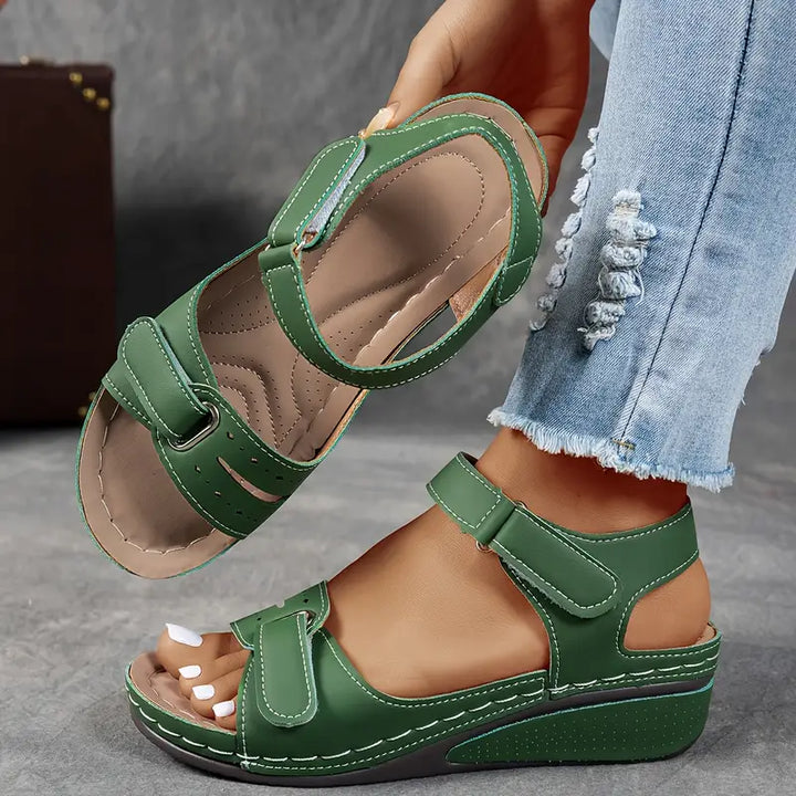 Orthopedic Sandals | Comfortable Wedge Heel | Supportive Design for All-Day Wear | Casual Footwear