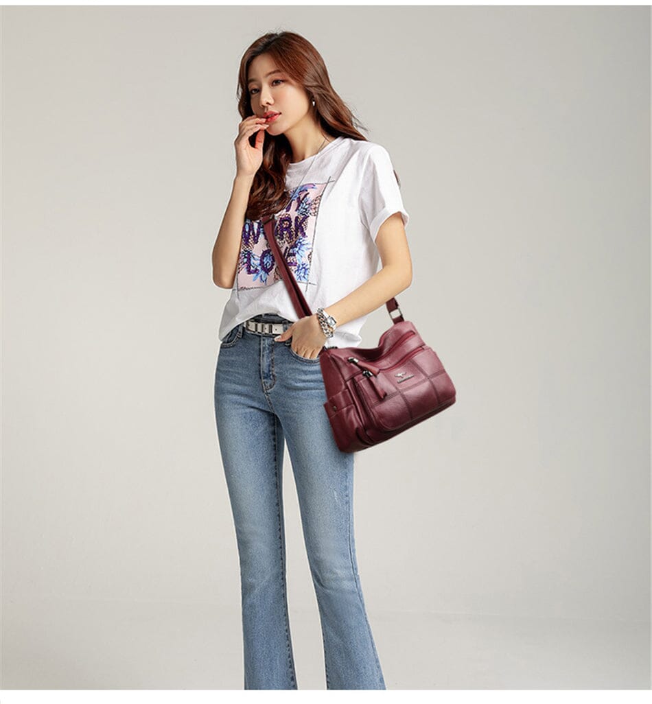 Leather Bag | Elegant Design | Versatile for Everyday Use | Premium Quality Material