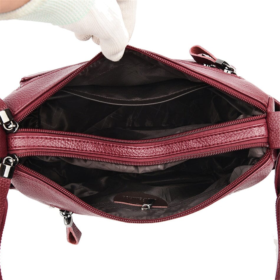 Leather Bag | Elegant Design | Versatile for Everyday Use | Premium Quality Material