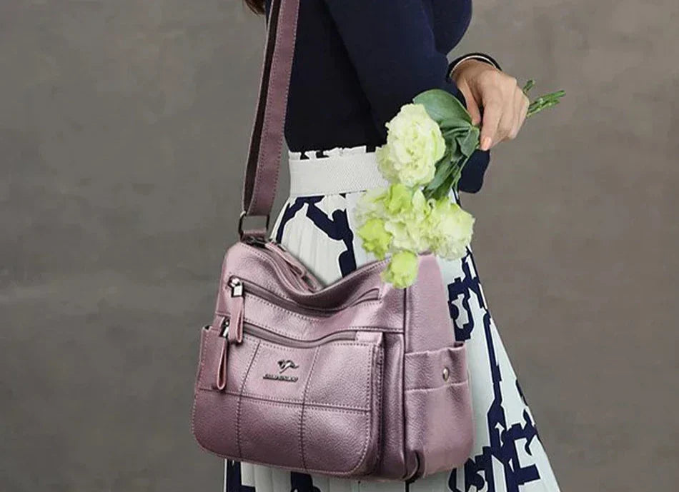 Leather Bag | Elegant Design | Versatile for Everyday Use | Premium Quality Material