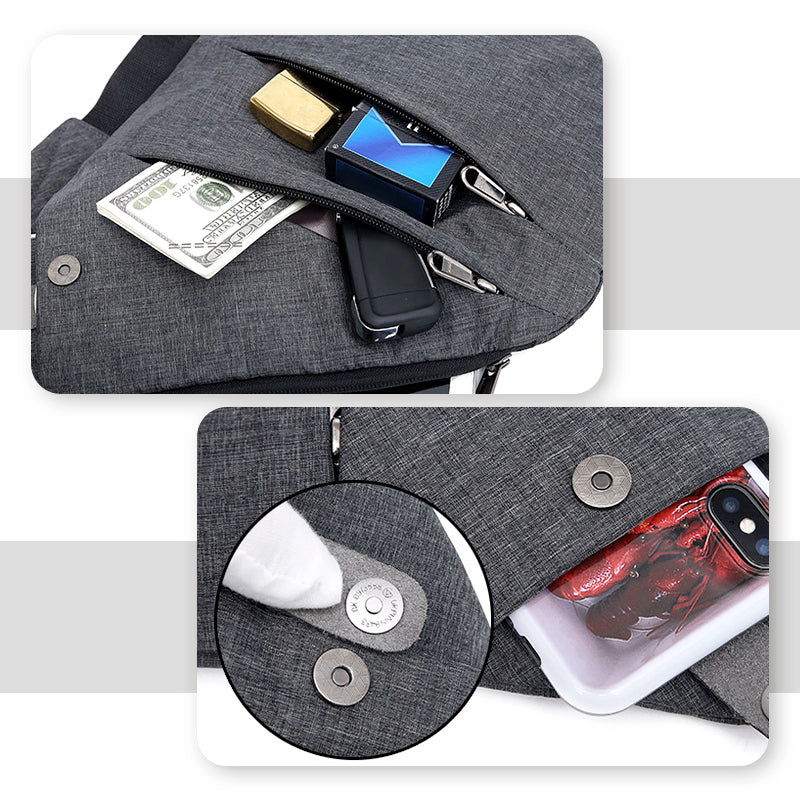 Anti-Theft Shoulder Bag | Secure Design | Perfect for Travel | Durable and Stylish Fabric