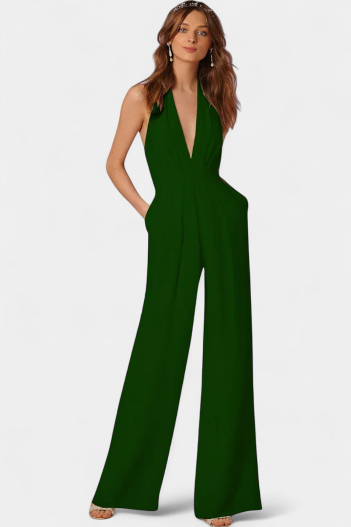 Wide-Leg Jumpsuit | Sleek Design | Effortless Elegance | Perfect for Casual or Dressy Occasions