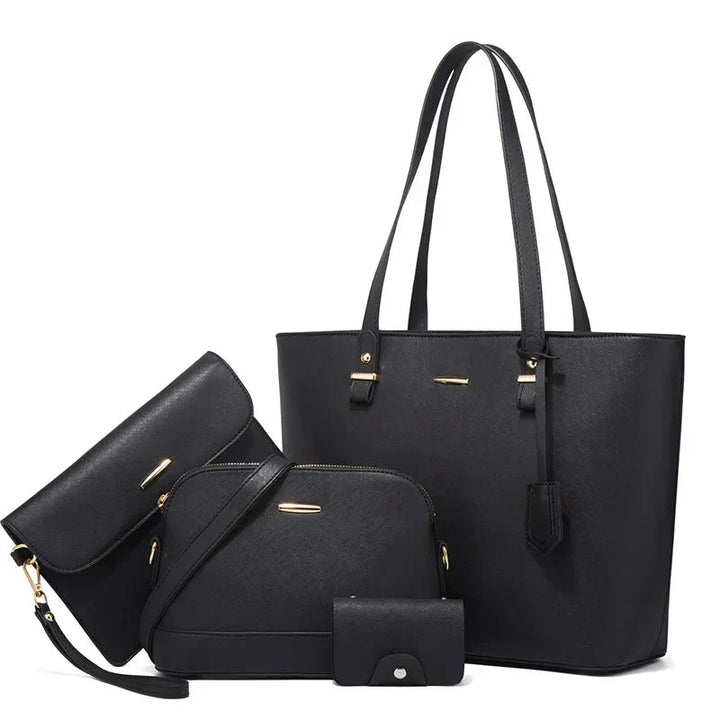 Leather Handbag Set | 3-Piece Design | Versatile for Everyday Use | Includes Tote and Shoulder Bag