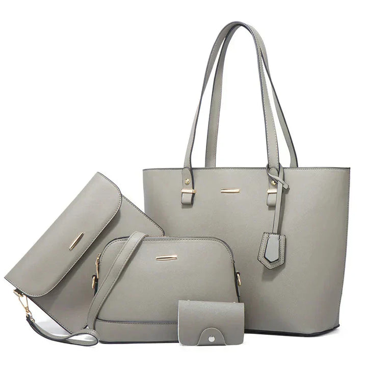 Leather Handbag Set | 3-Piece Design | Versatile for Everyday Use | Includes Tote and Shoulder Bag