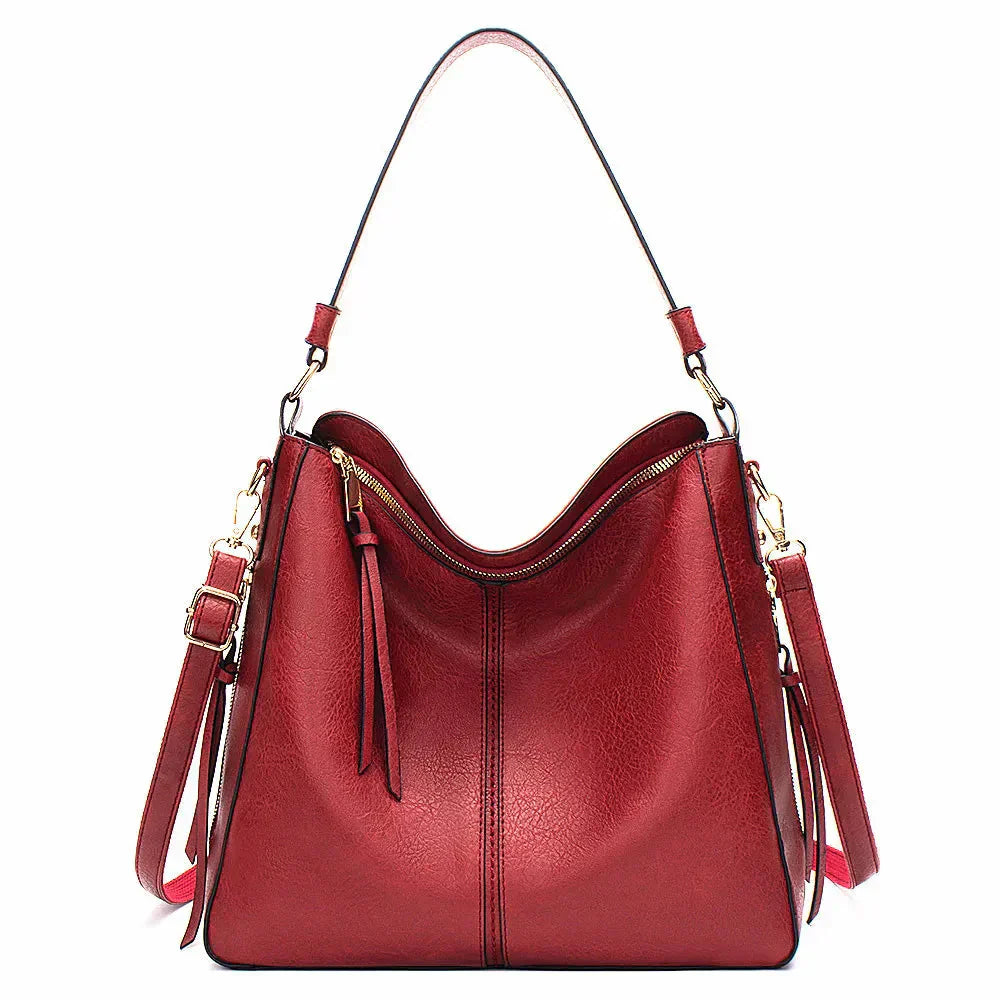 Leather Hobo Bag | Spacious Design | Versatile Everyday Use | Soft Genuine Leather