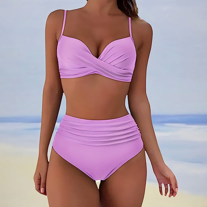 Women’s Bikini Set | High Waist | Twist Front Design | Summer Style