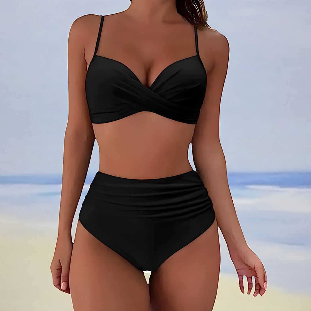 Women’s Bikini Set | High Waist | Twist Front Design | Summer Style