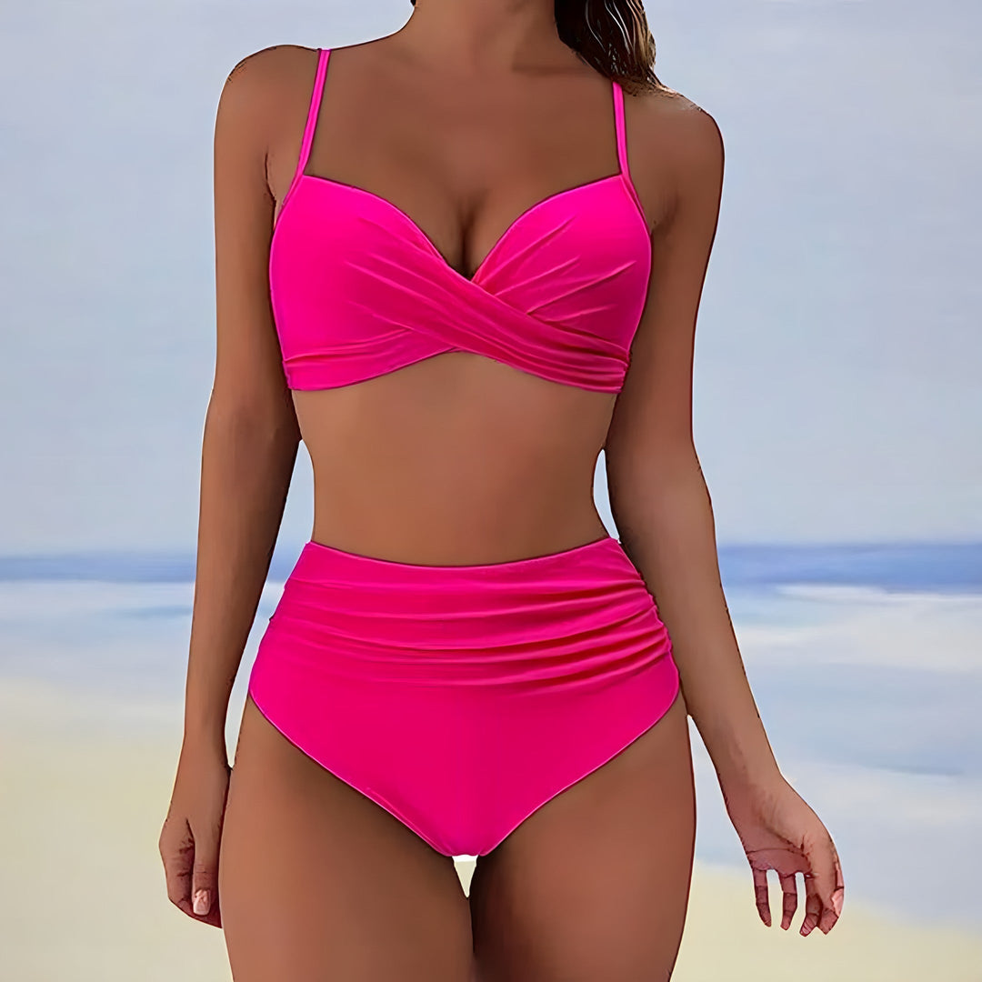 Women’s Bikini Set | High Waist | Twist Front Design | Summer Style