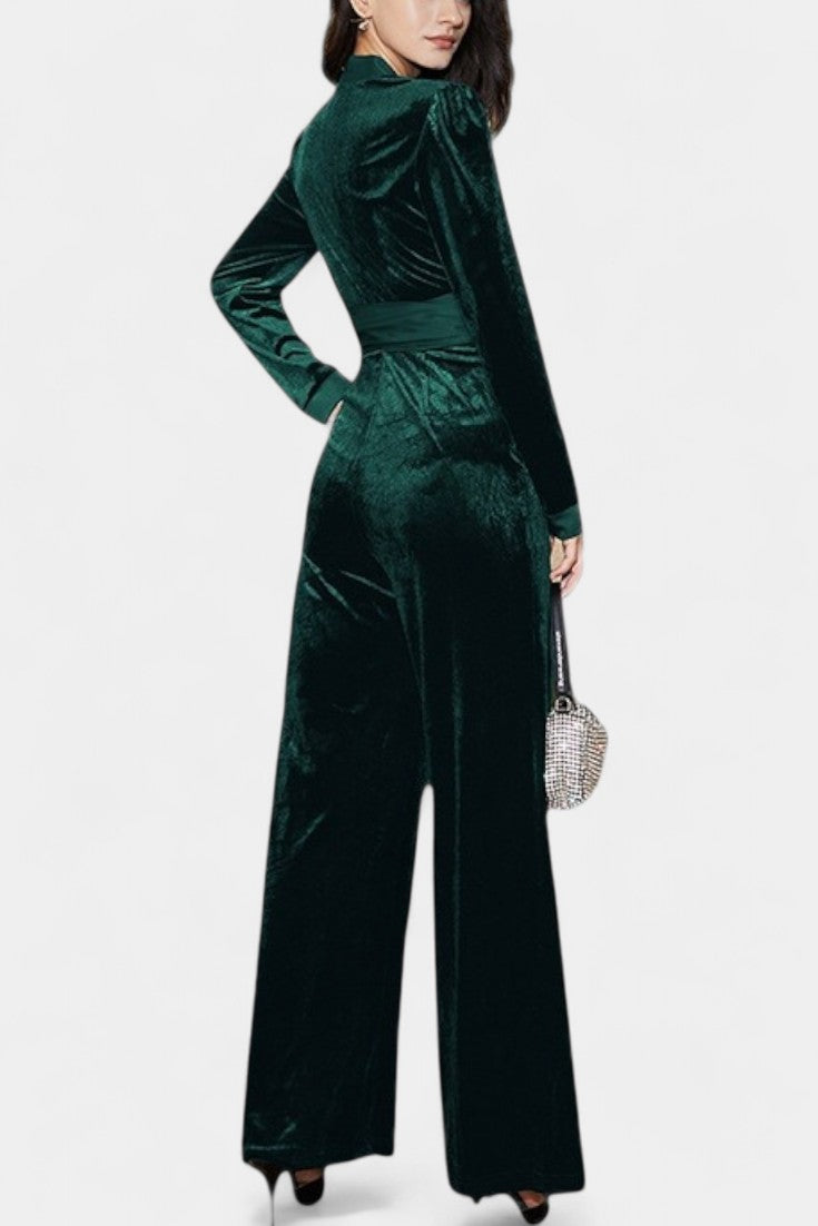 High-Waisted Wide-Leg Jumpsuit | Chic Design | Flattering Fit for All Body Types | Perfect for Any Occasion