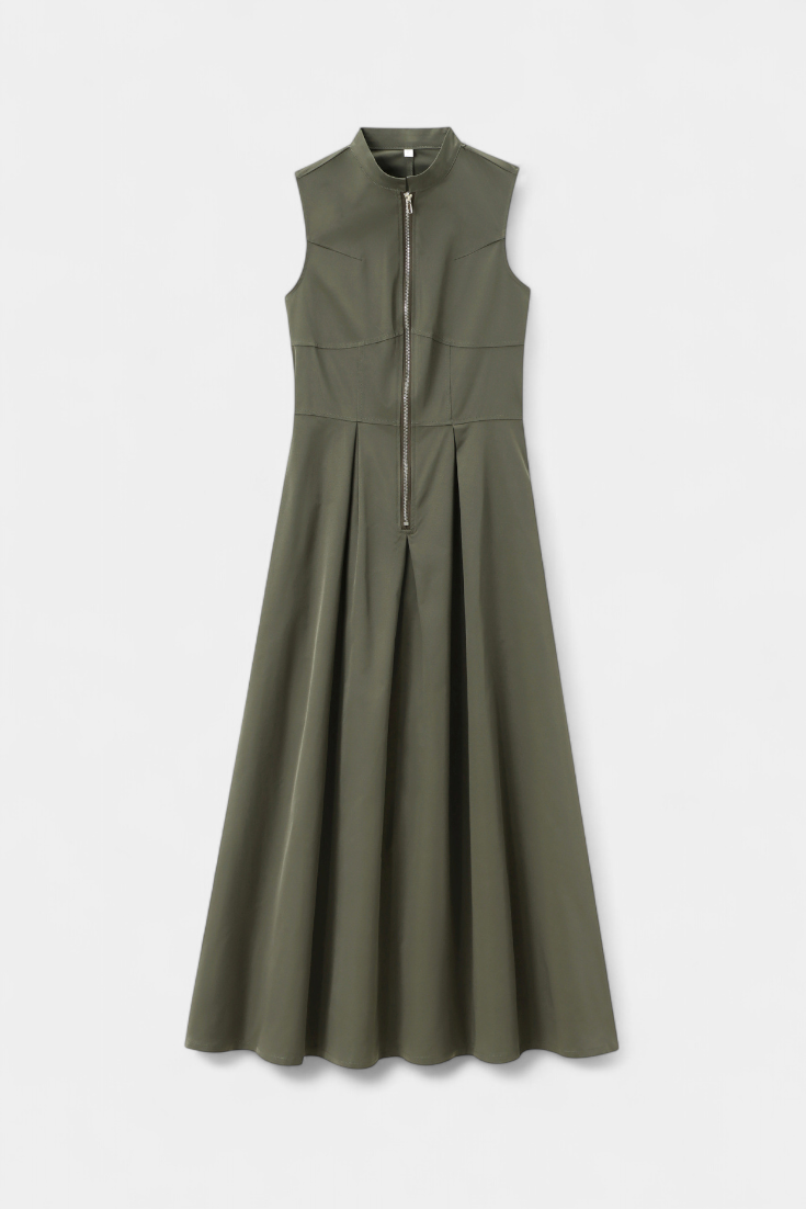 Wide Leg Jumpsuit | Pleated Design | Flattering Round Neck | Perfect for Casual or Dressy Occasions