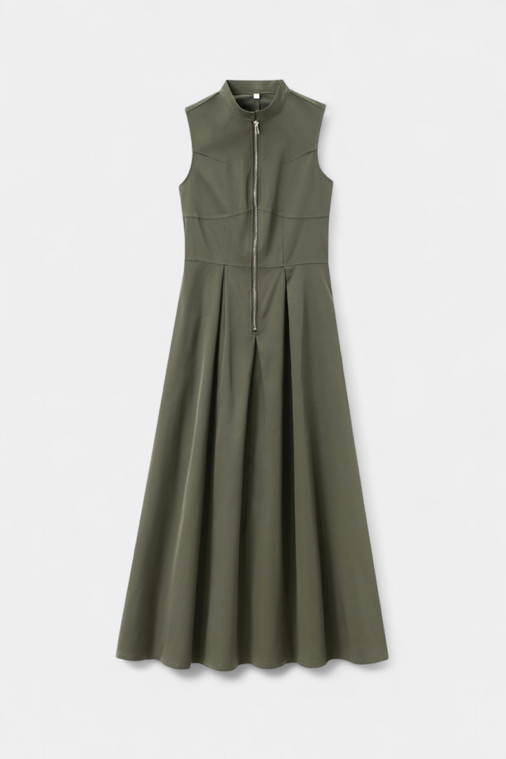 Wide Leg Jumpsuit | Pleated Design | Flattering Round Neck | Perfect for Casual or Dressy Occasions