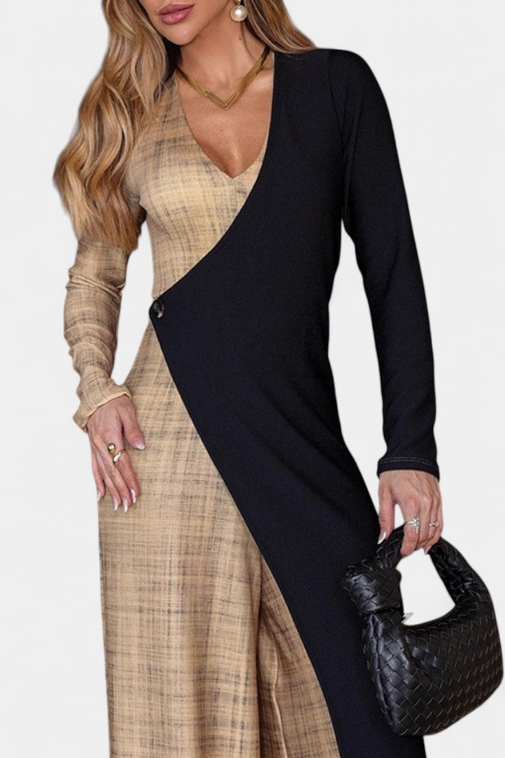 Colorblock Wide-Leg Jumpsuit | Flattering Fit | Perfect for Day or Night | Lightweight Fabric