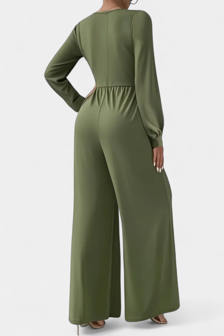 V-Neck Tailored Jumpsuit | Chic Design | Perfect for Any Occasion | Elegant and Comfortable Fit