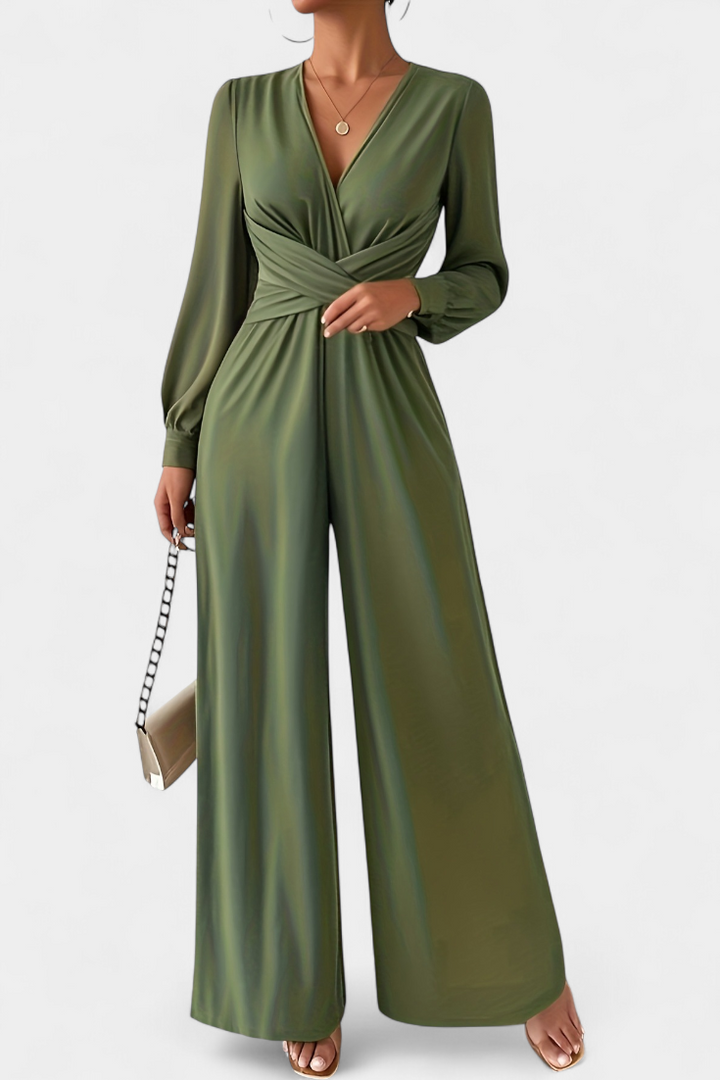 V-Neck Tailored Jumpsuit | Chic Design | Perfect for Any Occasion | Elegant and Comfortable Fit