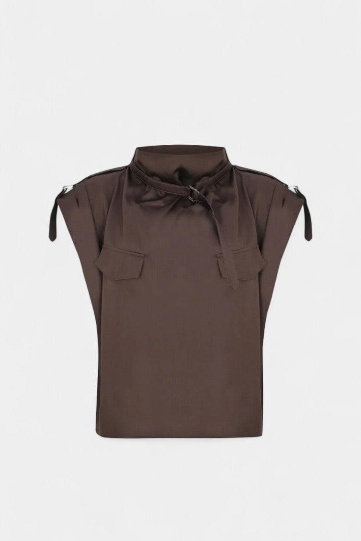 Ruffled Collar Jumpsuit | Belted Design | Flattering Straight Cut | Perfect for Any Occasion
