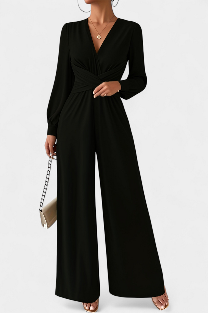 V-Neck Tailored Jumpsuit | Chic Design | Perfect for Any Occasion | Elegant and Comfortable Fit