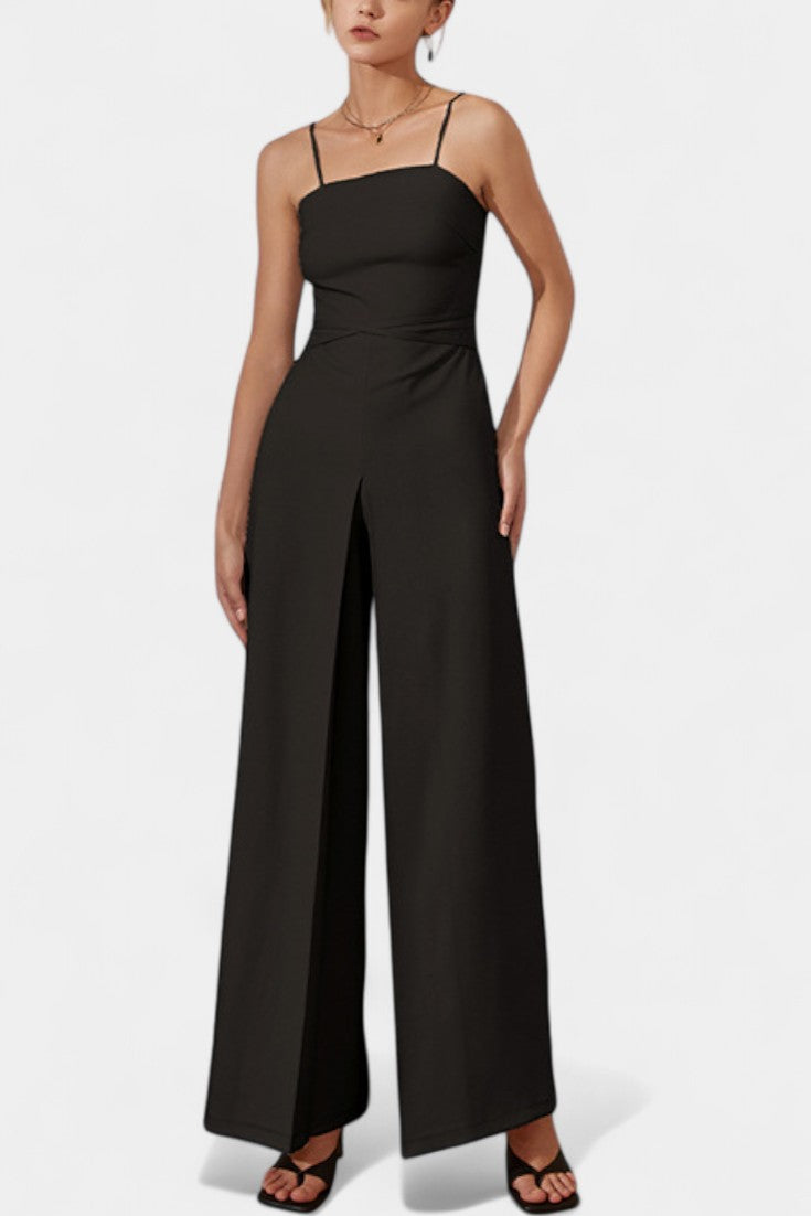 Wide Leg Jumpsuit | Strapless Design | Flattering Tied Waist | Perfect for Any Occasion