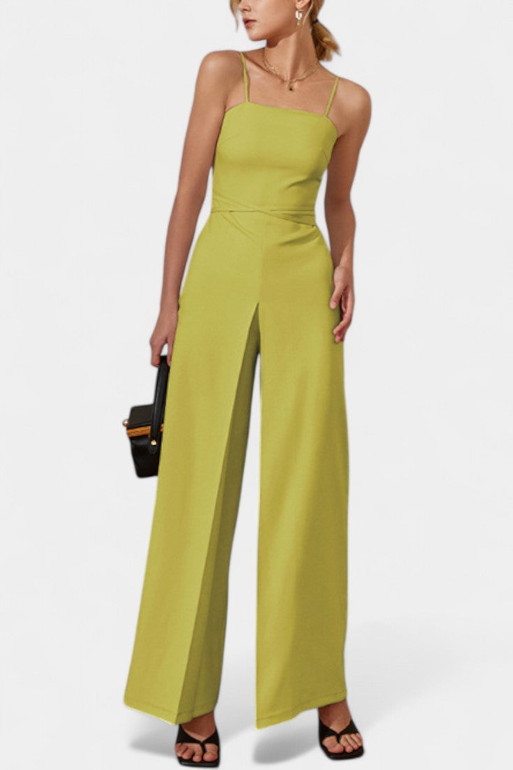 Wide Leg Jumpsuit | Strapless Design | Flattering Tied Waist | Perfect for Any Occasion