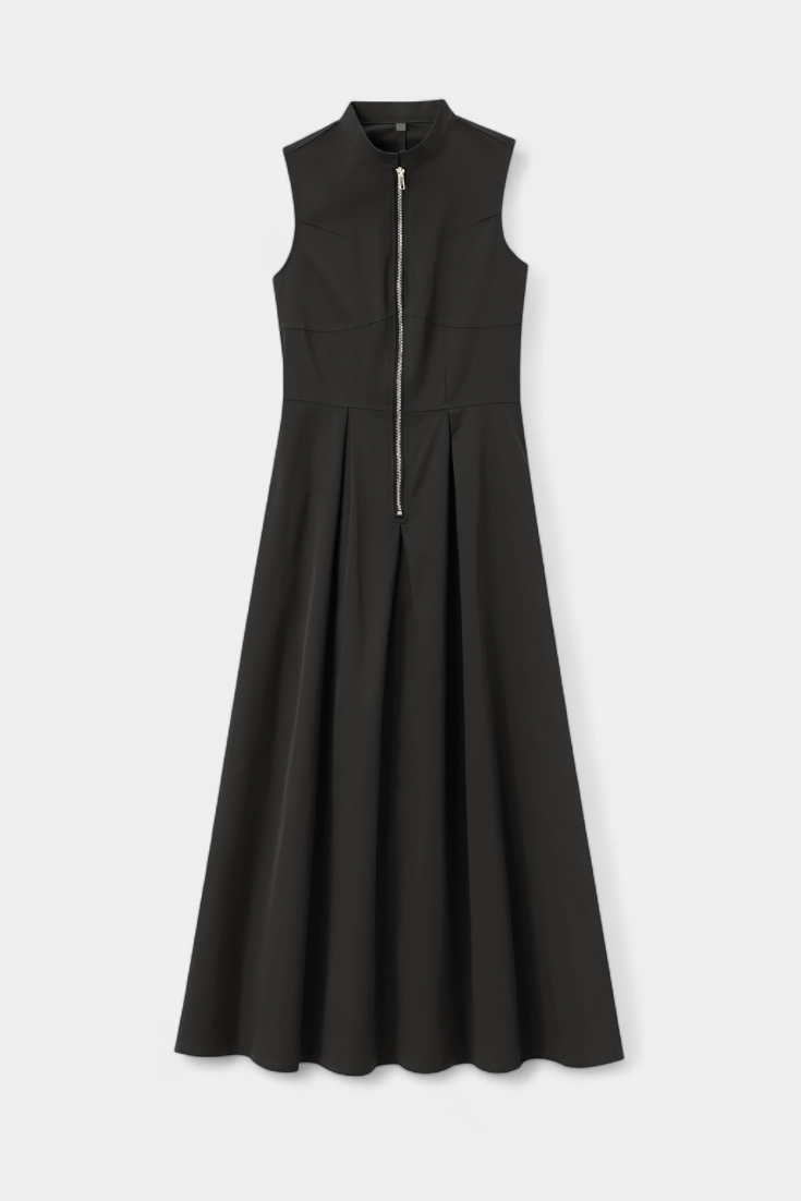 Wide Leg Jumpsuit | Pleated Design | Flattering Round Neck | Perfect for Casual or Dressy Occasions