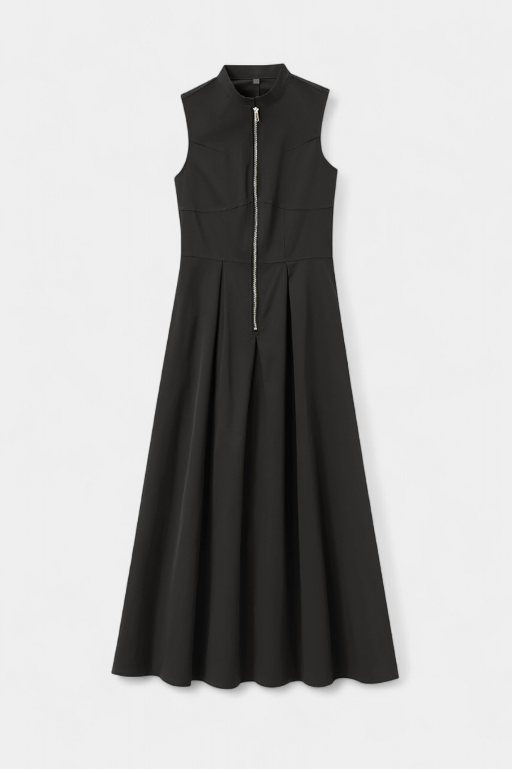 Wide Leg Jumpsuit | Pleated Design | Flattering Round Neck | Perfect for Casual or Dressy Occasions