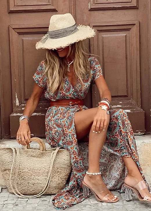 Maxi Dress | Romantic Breeze Design | Flowy and Comfortable | Perfect for Summer Events